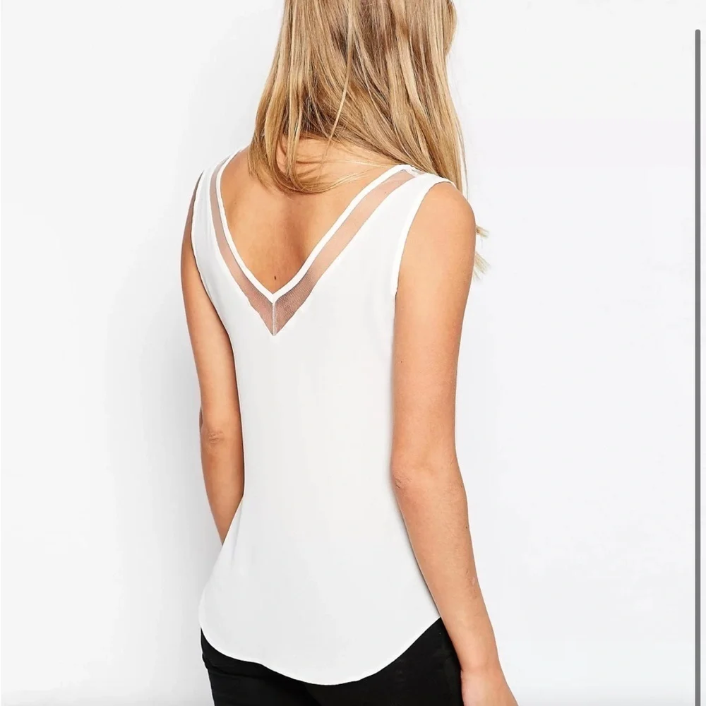 ASOS V Front And V Back Tank
With Mesh Insert Size 6 - Picture 3 of 13